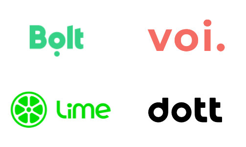 Logos der Anbieter