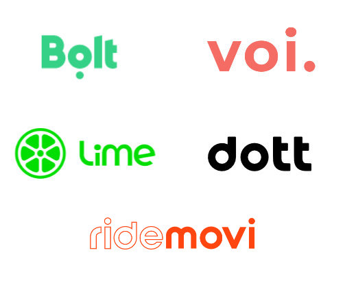 Logos der Anbieter